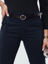 TRENDIOSS Damenhose mit Gürtel navy blau Dstreet UY2267