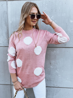 Damen Lange Pullover CRESCENDO Farbe Rosa DSTREET MY2172_1