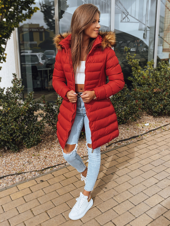 Damen Winterjacke TERIS rot Dstreet TY3097