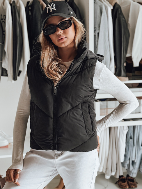 Damen Steppweste LIKEHUGS schwarz Dstreet TY4978