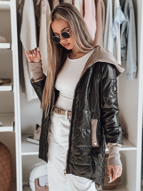 Damen Übergangs-Steppjacke ROSSANA schwarz Dstreet TY4831