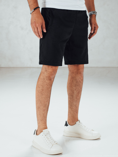 Schwarze Herren Sweatshorts Dstreet SX2512