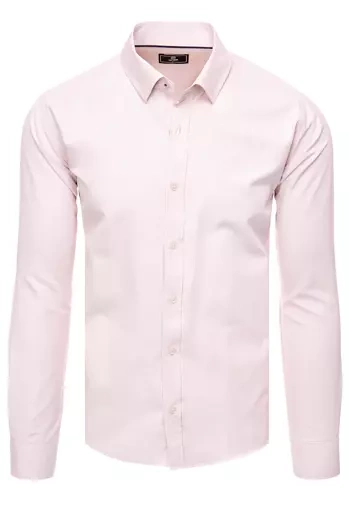 Herren Elegant Hemd Farbe Rosa DSTREET DX2432