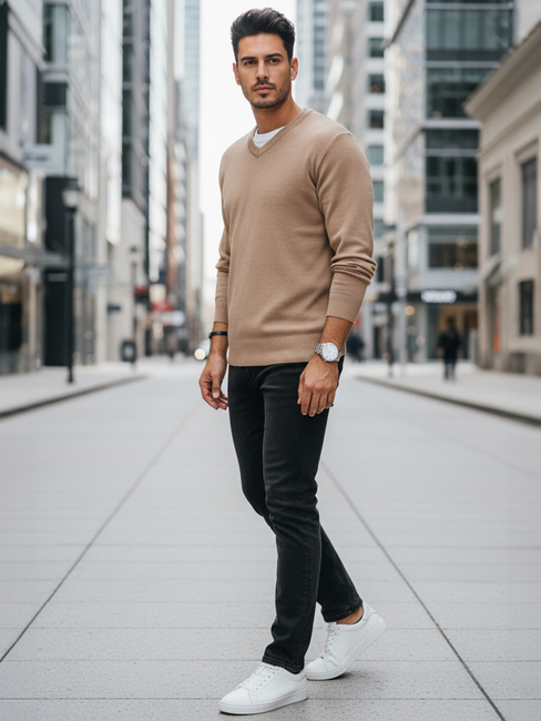 Herren Pullover Kamelwange Dstreet WX2318