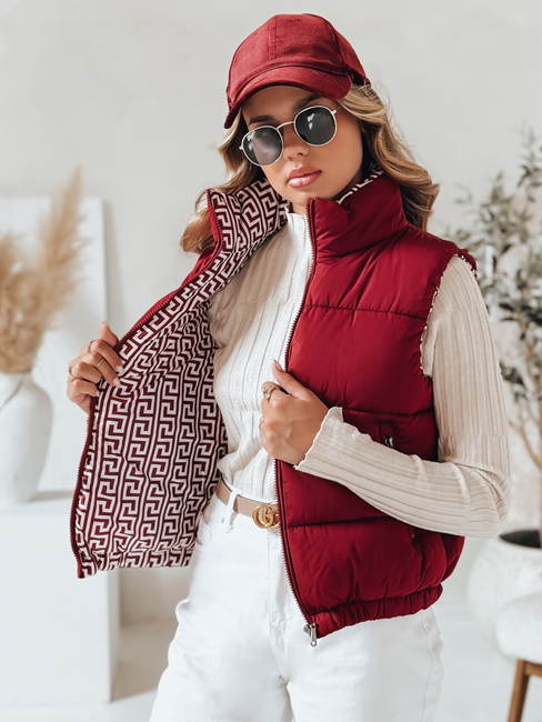URBANELLE Damen Steppweste kastanienbraun Dstreet TY4972