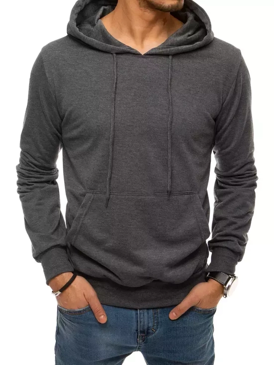 Herren Kapuzenpullover Dunkelgrau Dstreet BX4968