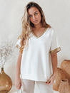 Damenbluse in Übergröße SHINE LOVE weiß Dstreet RY2913