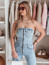 Damen-Jeansoverall mit Korsett GORSSANKA blau Dstreet EY2587