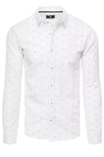 Herren Gemustertes Hemd Farbe Weiß DSTREET DX2446