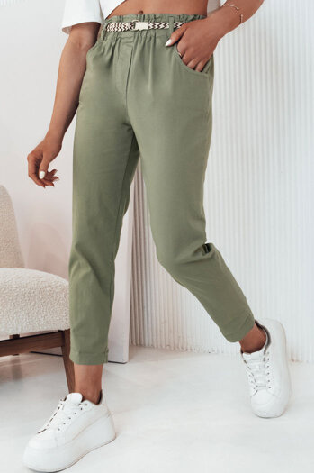 Damen Casual Hose ERLON Farbe Grün DSTREET UY2100