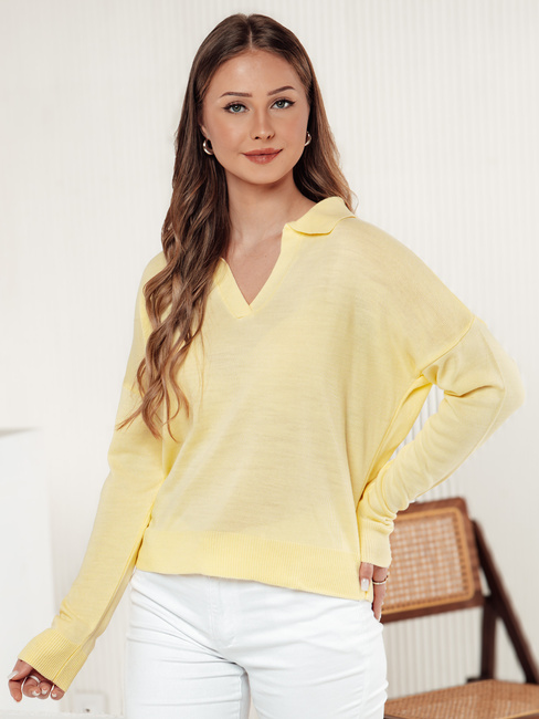 Damen Pullover in Einheitsgröße VISTILLA lemon Dstreet MY2415