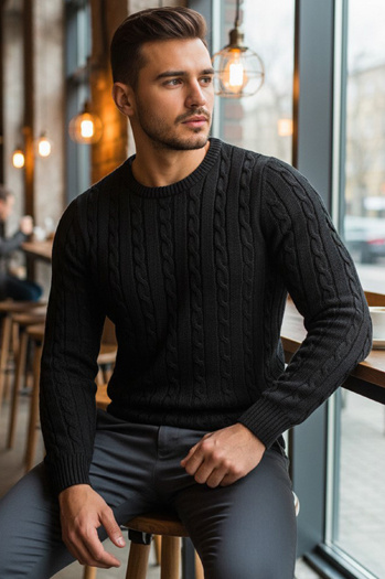 Herren Pullover Schwarz Dstreet WX1880