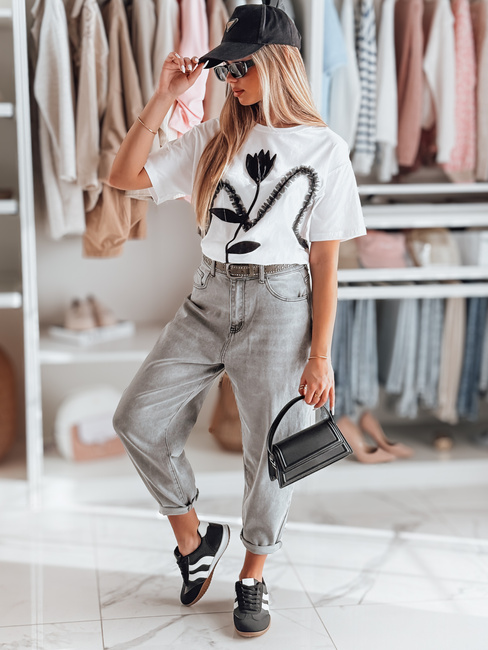 Damen Denim Boyfriend Hose OLDRELAX grau Dstreet UY2495