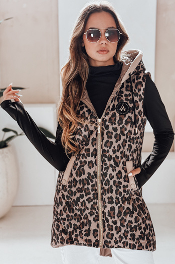 Damen Steppweste in camel ELMERA in camel Dstreet TY5029
