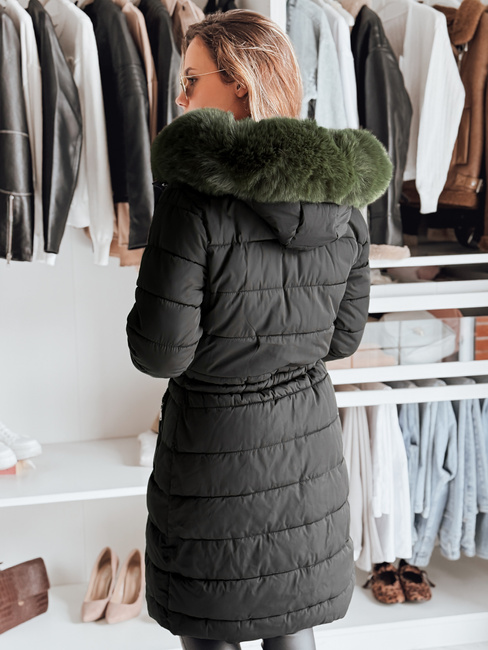 Damen Winter Parka Jacke TRENDNEL wendbar mit Kapuze schwarz Dstreet TY5023