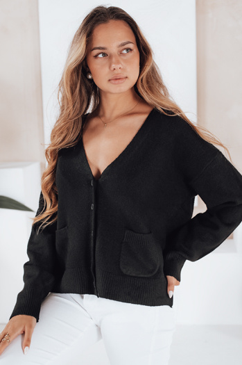 SORELIE Damen Strickjacke schwarz Dstreet MY2508