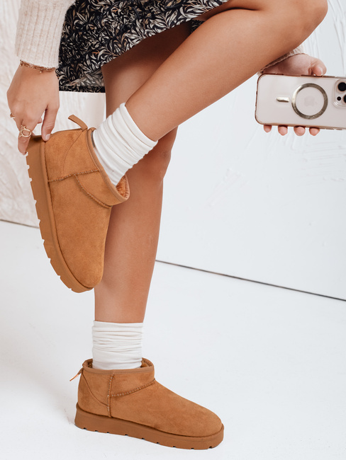 Damen Plateau-Schneestiefel camel Dstreet ZY1074