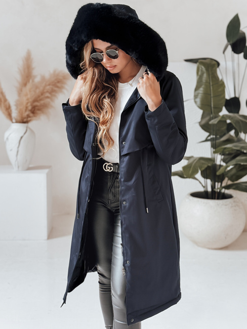 Damen Winterjacke LUSTER Farbe Dunkelblau DSTREET TY4018