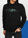 Herren Sweatshirt mit Aufdruck Farbe Schwarz DSTREET BX5701