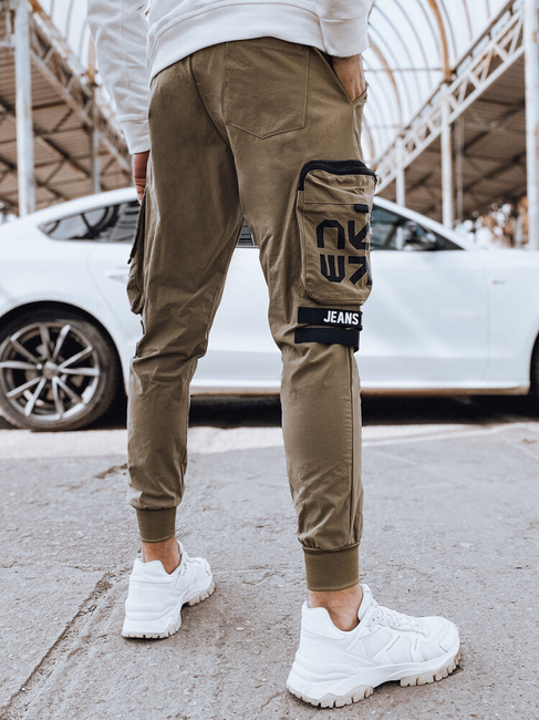 Herren Cargohosen Farbe Beige DSTREET UX4308