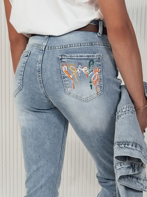Damen Denim-Hose GLAM JEANS blau Dstreet UY2114