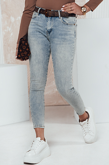 Damen Denim-Hose CURVEON push up blau Dstreet UY2309