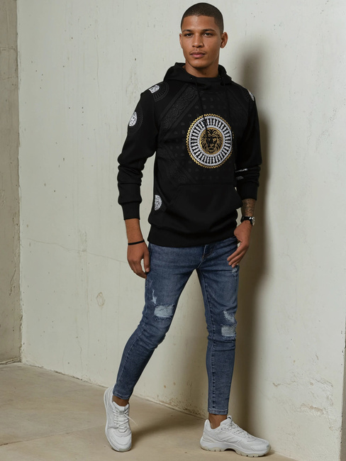 Herren Kapuzenpullover Farbe Schwarz DSTREET BX5569