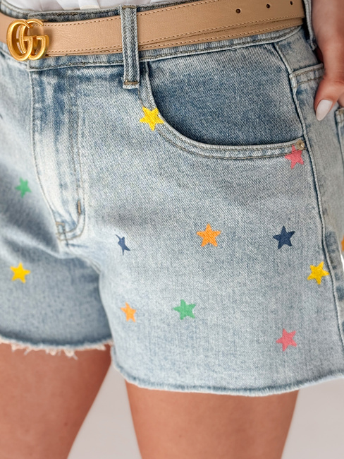 Damen Denim-Shorts STARSHINE blau Dstreet SY0463