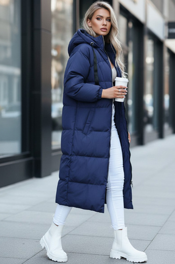 Damen Winterjacke COZYSEASON Farbe Dunkelblau DSTREET TY4048