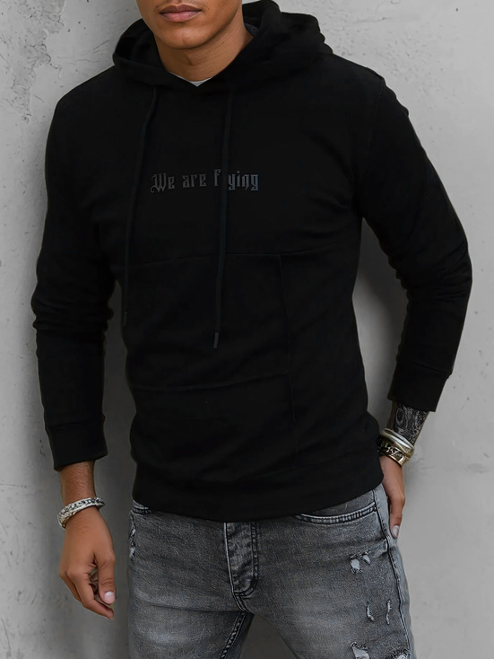 Herren Sweatshirt schwarz Dstreet BX5478