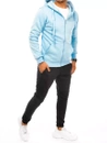Herren Trainingsanzug-Set Farbe Himmelblau-Schwarz DSTREET AX0635