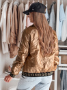 Gesteppte Damen-Bomberjacke GLAMCIX beige Dstreet TY4784