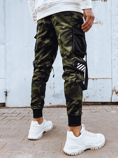 Herren Cargohosen Farbe Grün DSTREET UX4201