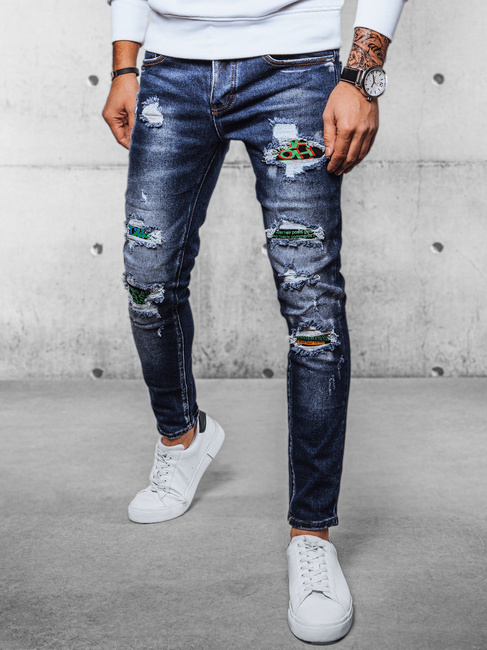 Herren Jeanshosen Farbe Blau DSTREET UX4100