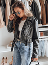 PALIGOR Damen Lederjacke schwarz Dstreet TY4160