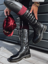 JINOVA Damen gesteppte schwarze Stiefel Dstreet ZY0504_2