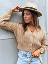 Damen Strickjacke MINERWA Farbe Camel DSTREET MY2200