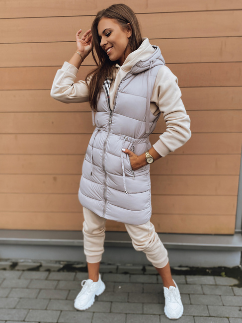 Damen Gesteppt Wendeweste KERIS Beige Dstreet TY2909