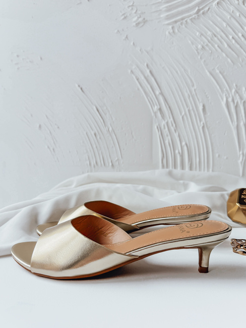 DORIMI Damen Gold Dstreet Flip-Flops ZY0974