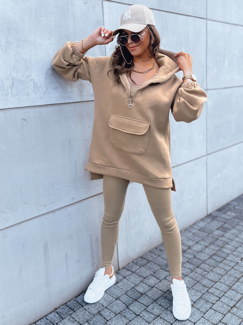 Damen Trainingsanzug-Set MAYALAN  Farbe Camel DSTREET AY0942