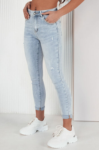 Damen Jeans mit hoher Taille AGOST  Farbe Blau DSTREET UY1903