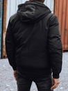 Herren Winterjacke mit abnehmbarer Kapuze schwarz Dstreet TX4837_4