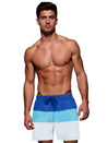 Blaue und weiße Badeshorts für Männer Dstreet SX2517