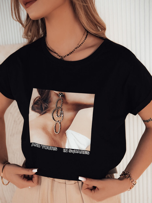 Damen FALCI T-shirt schwarz Dstreet RY2397