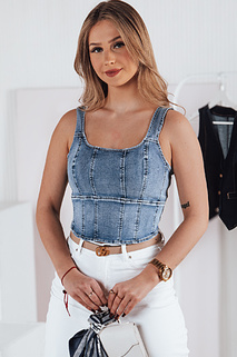 Damen Denim Top VESTTOP Dstreet RY2727