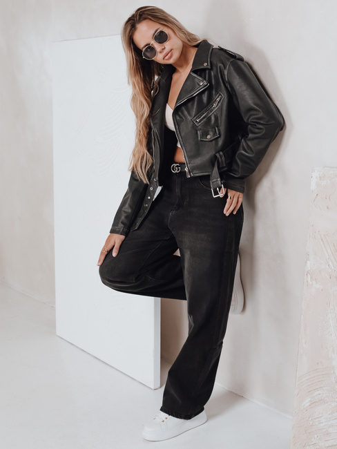 Damen Ballon Fit Jeans schwarz Dstreet UY2741