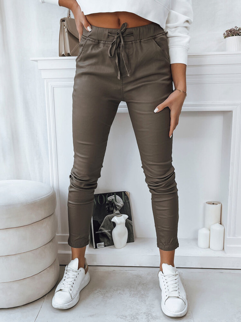 Damen Waxhose LIZZY Farbe Dunkelbeige DSTREET UY1775