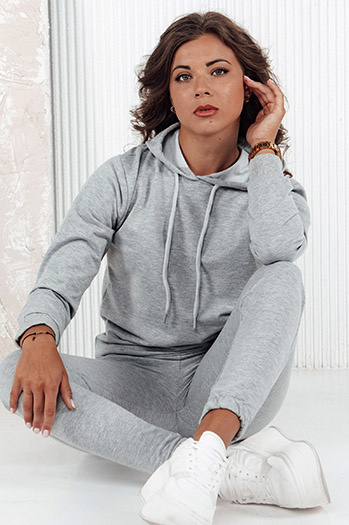 Damen Trainingsanzug Set MIGEL hellgrau Dstreet AY1083