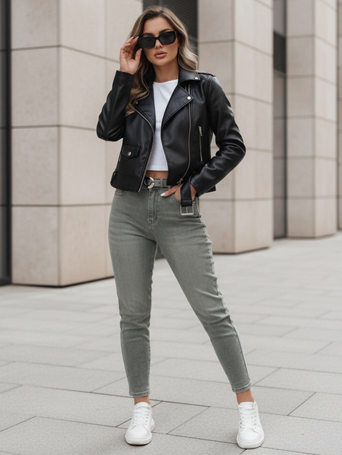 Damen Denim Slim Fit Hose mit Gürtel SLIMFIZ blau Dstreet UY2494