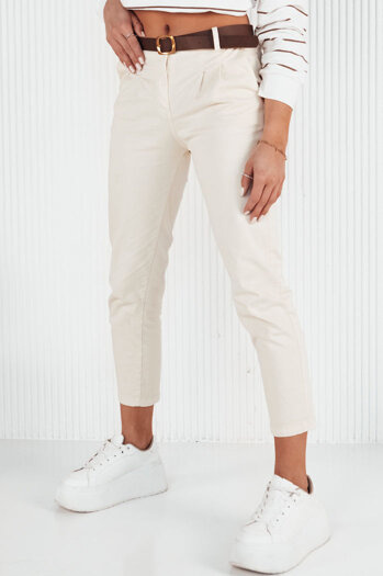 Damen Casual Hose CHITRAS Farbe Ecru DSTREET UY1884